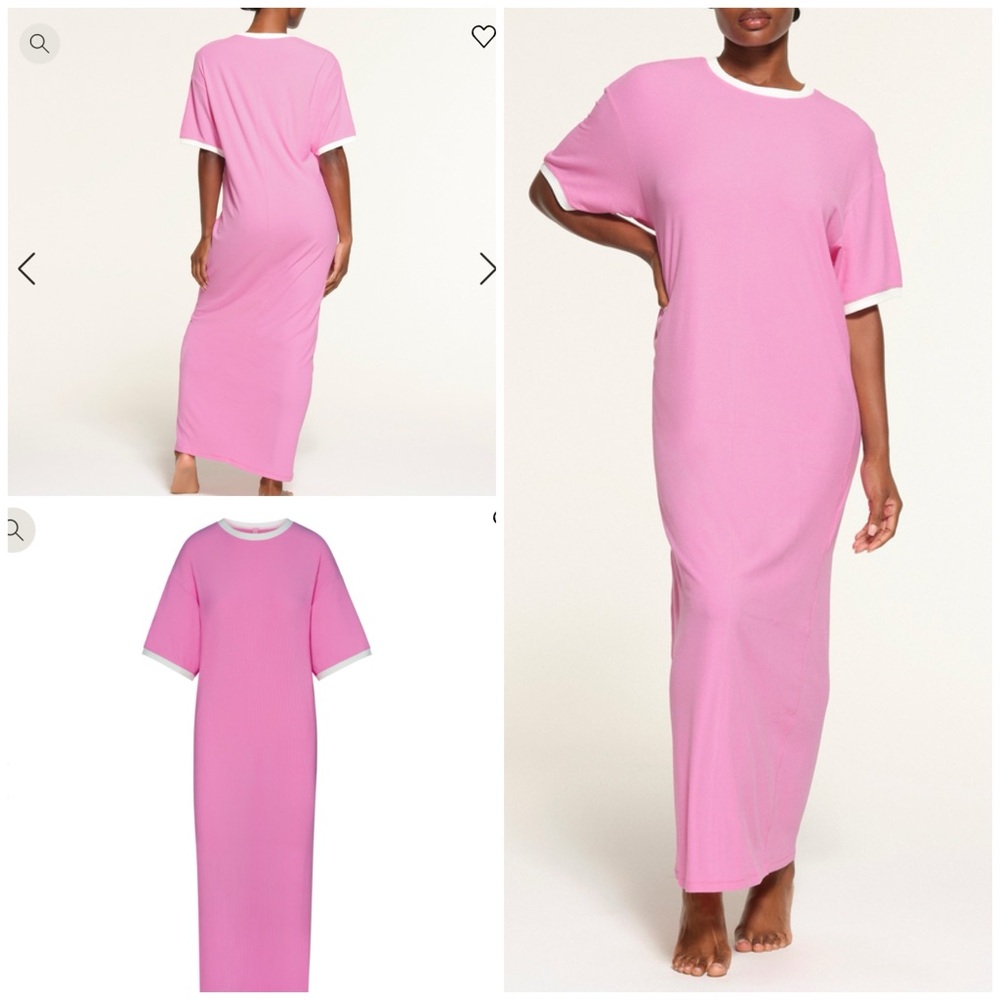 Soft Lounge Dress in Blush pink NWT